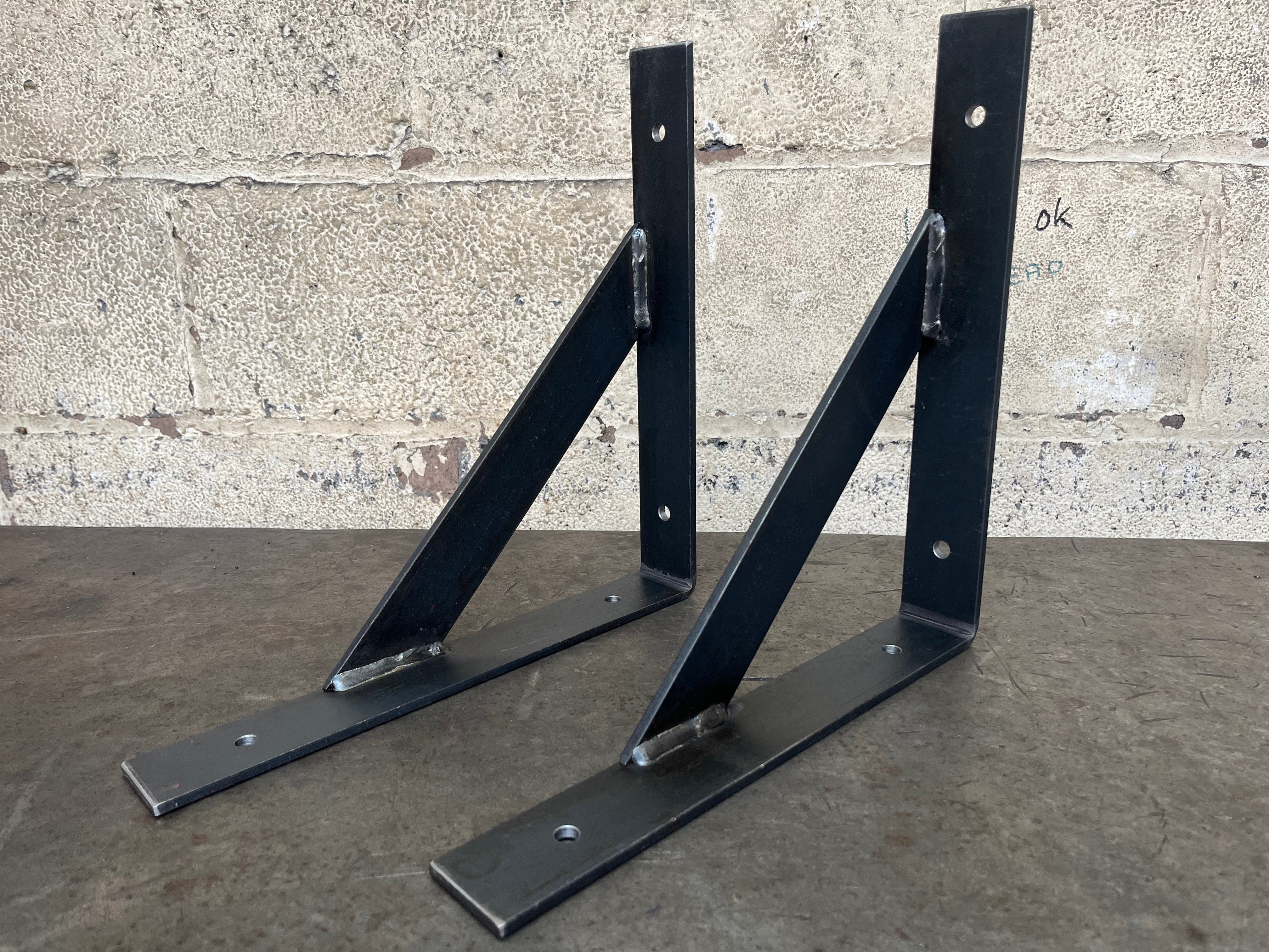 METAL HEAVY DUTY BRACKET HOLDS 75KG PER BRACKET UK HANDMADE FREE PP ...