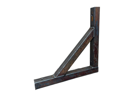 Metal Reinforced Shelf Bracket Box Section Mild Steel 300-400KG PER BRACKET