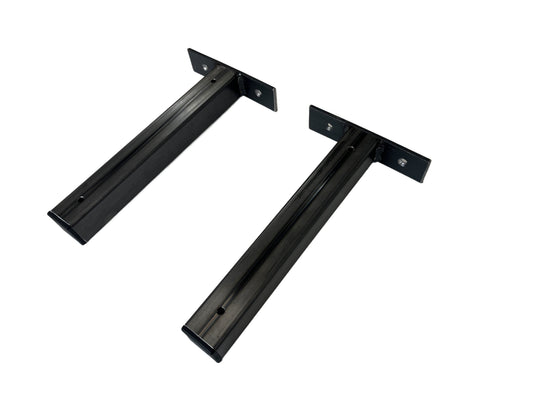 Floating Shelf Brackets, Heavy Duty Industrial Shelf Bracket, Metal Brackets for Shelves Support 75kg Per Bracket