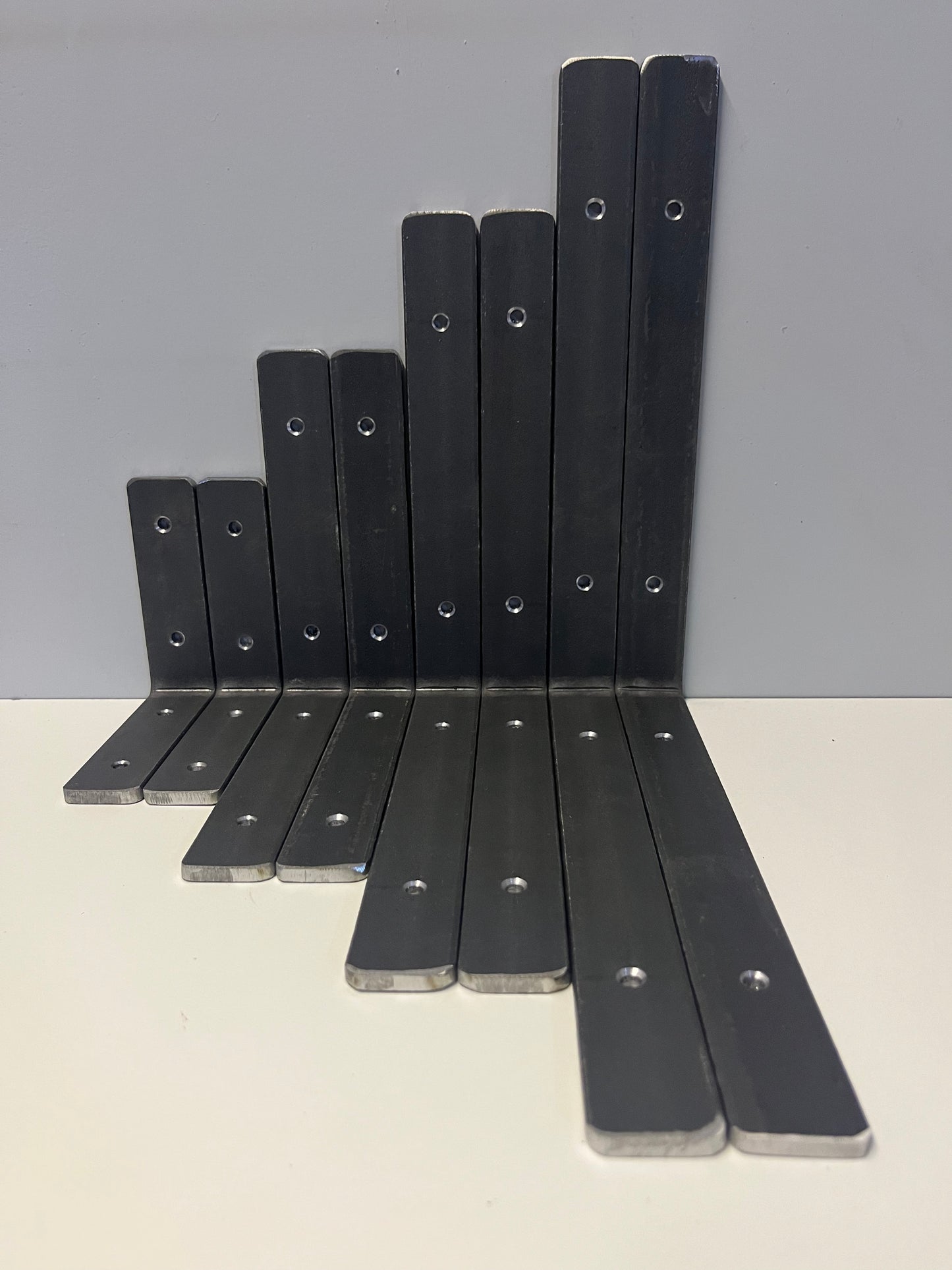 Mild Steel 90 Degree 5mm Heavy Duty Industrial L-Shaped Mounting Bracket UK MADE