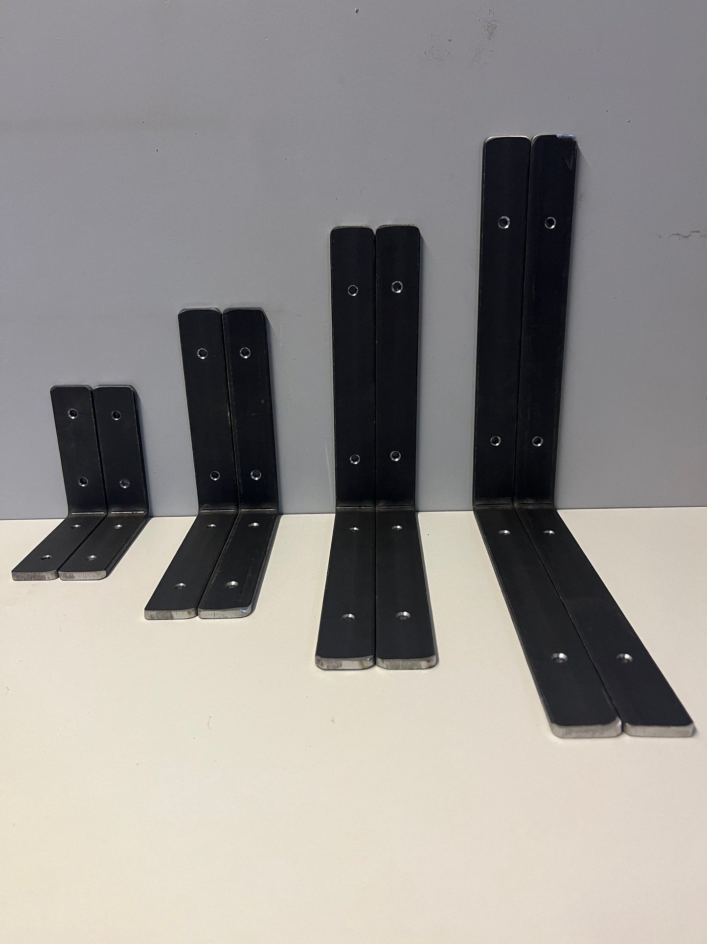 Mild Steel 90 Degree 5mm Heavy Duty Industrial L-Shaped Mounting Bracket UK MADE