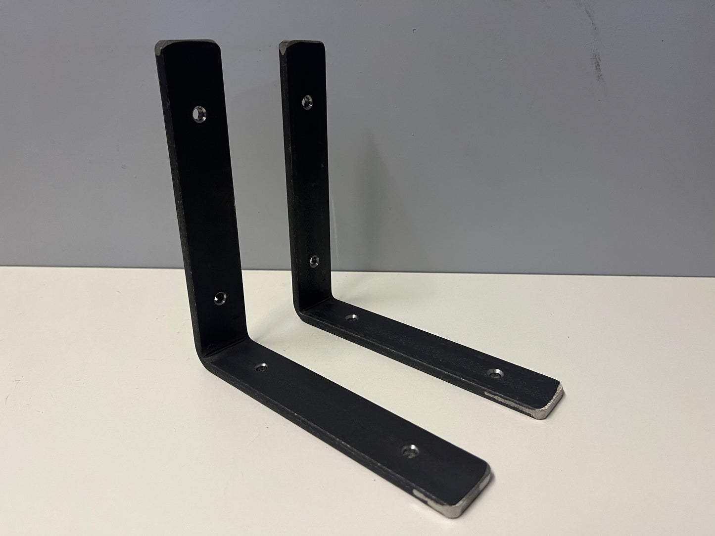 Mild Steel 90 Degree 5mm Heavy Duty Industrial L-Shaped Mounting Bracket UK MADE