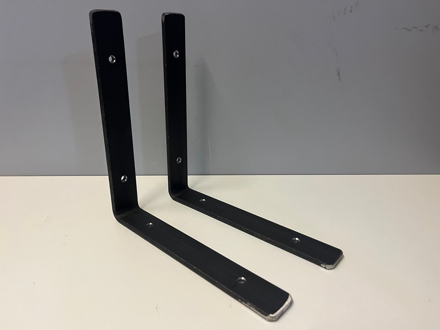 Mild Steel 90 Degree 5mm Heavy Duty Industrial L-Shaped Mounting Bracket UK MADE