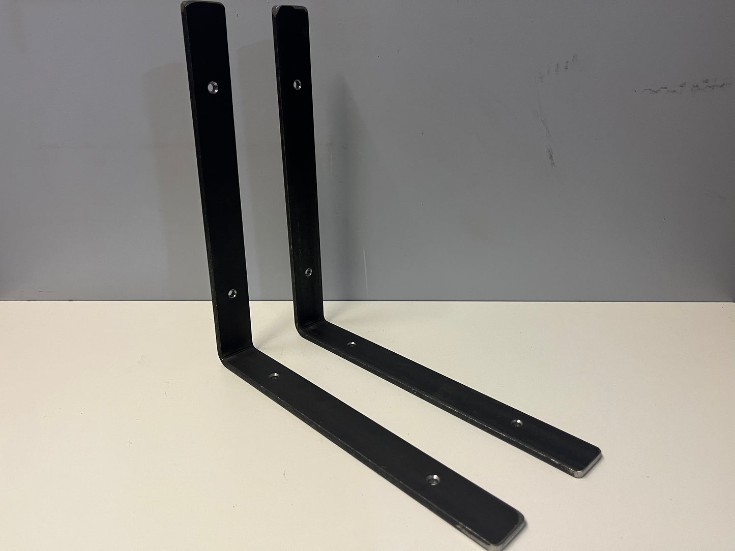 Mild Steel 90 Degree 5mm Heavy Duty Industrial L-Shaped Mounting Bracket UK MADE