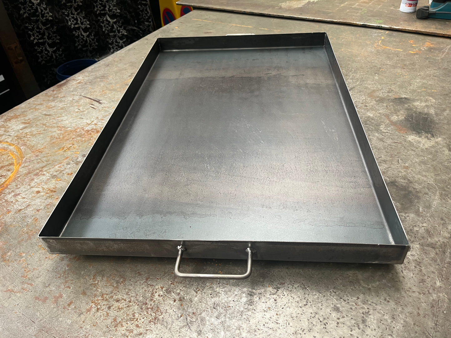 Oil Food Chemical Drip Tray Heavy Duty + Handles-HANDMADE FAST FREE PP