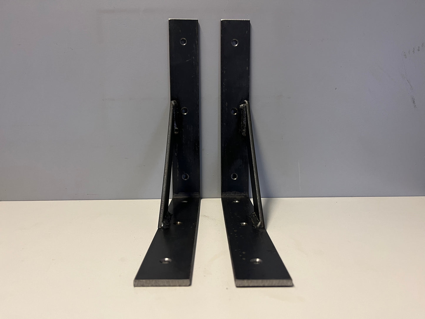 Mild Steel Bracket Reinforced Heavy Duty 90 Degree 5mm Thick UK HANDMADE FREE PP