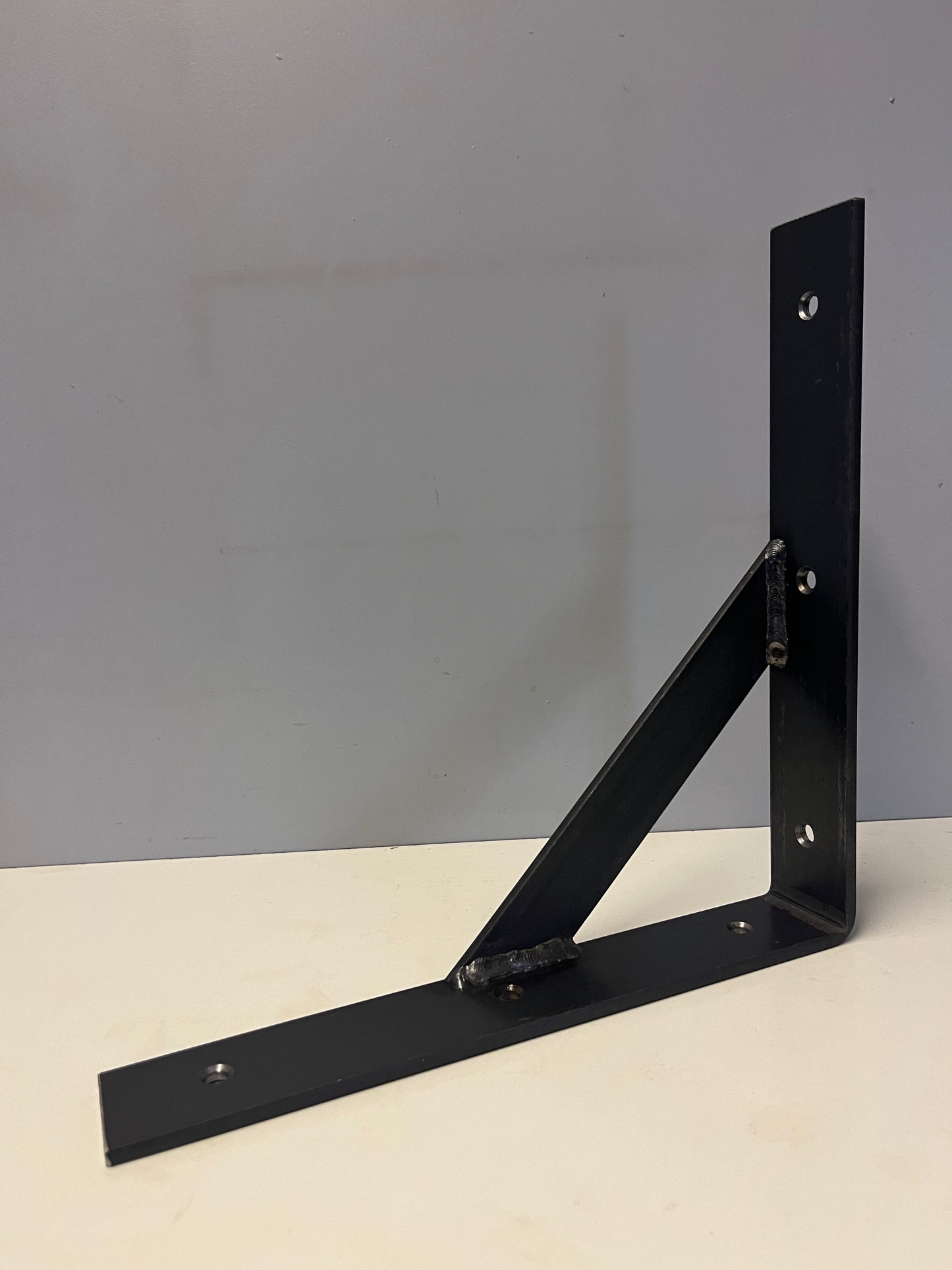 Mild Steel Bracket Reinforced Heavy Duty 90 Degree 5mm Thick UK HANDMADE FREE PP