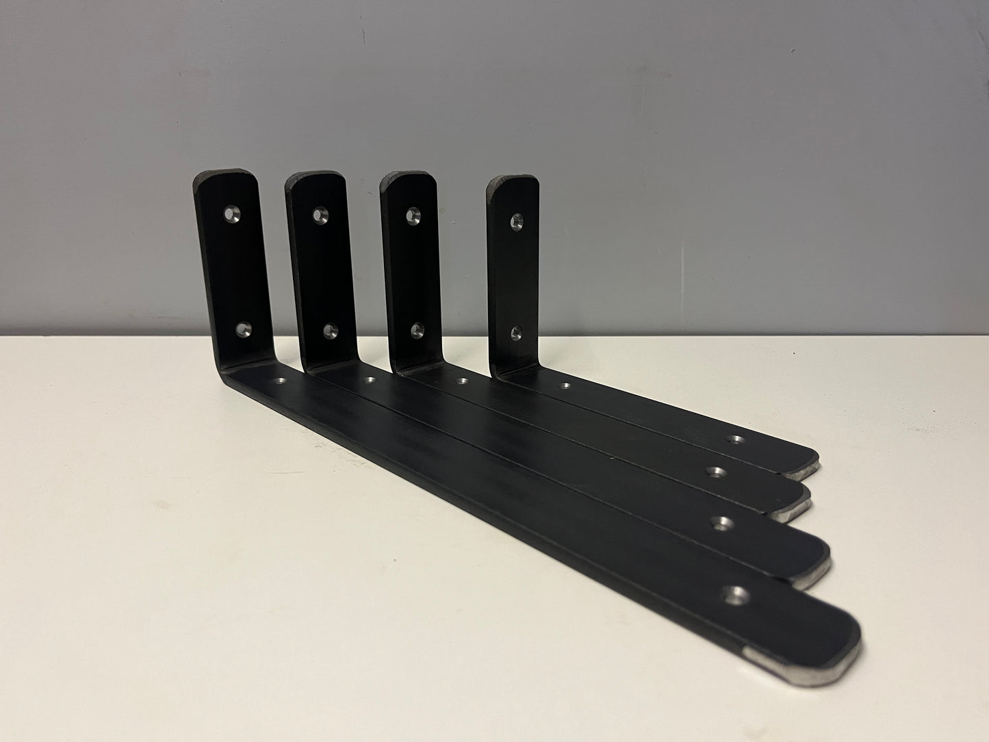 Mild Steel Bracket L-Shaped Mounting Bracket Multiple Sizes UK MADE FREE P&P