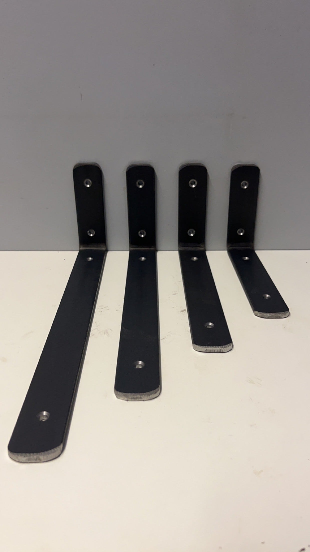 Mild Steel Bracket L-Shaped Mounting Bracket Multiple Sizes UK MADE FREE P&P