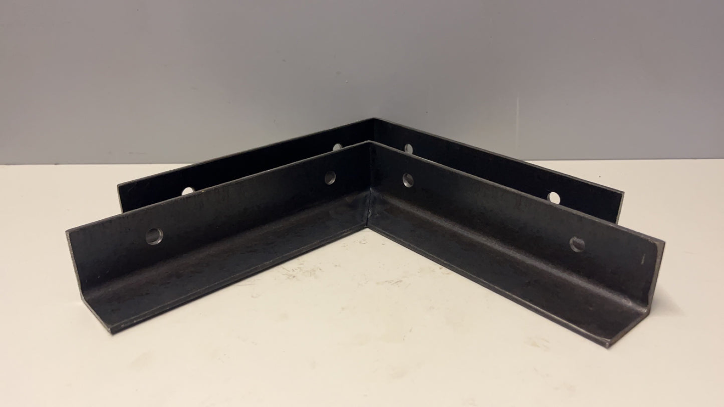 HEAVY DUTY Metal Bracket ANGLE IRON UK HANDMADE FREE P&P