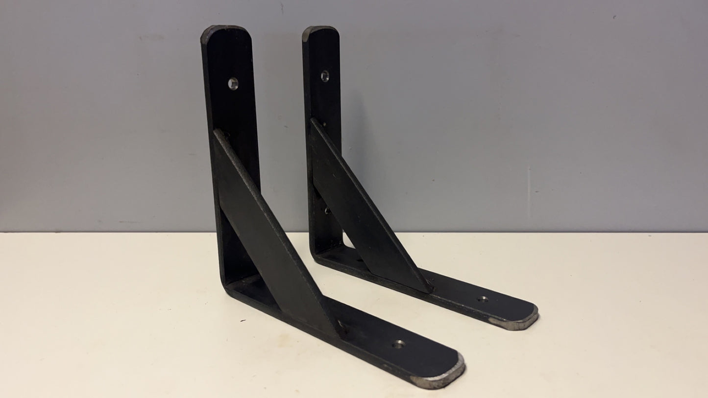 Metal Reinforced Brackets Heavy Duty 5mm Thick Mild Steel UK Handmade Free P&P