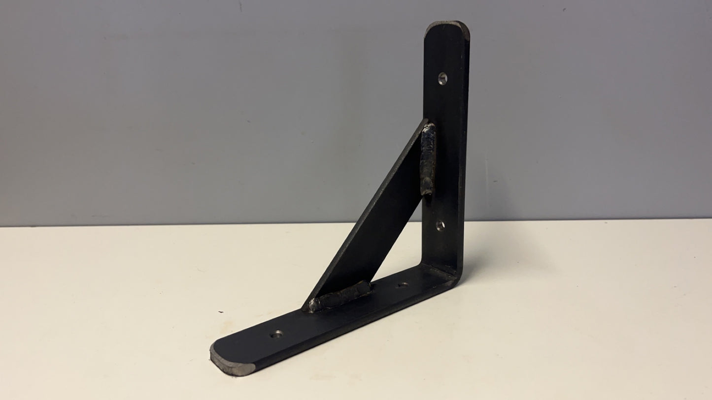 Metal Reinforced Brackets Heavy Duty 5mm Thick Mild Steel UK Handmade Free P&P