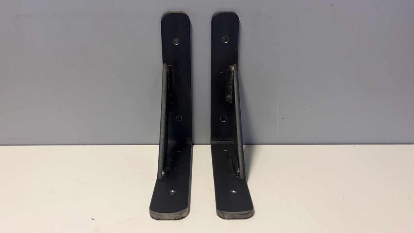 Metal Reinforced Brackets Heavy Duty 5mm Thick Mild Steel UK Handmade Free P&P