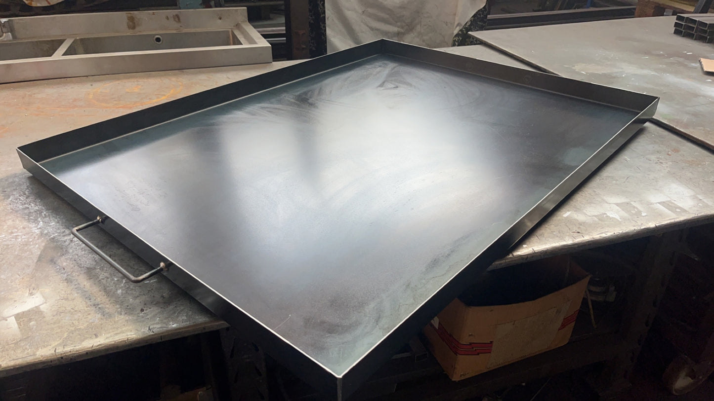 Oil Food Chemical Drip Tray Heavy Duty + Handles-HANDMADE FAST FREE PP