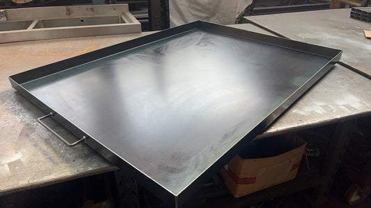 Oil Food Chemical Drip Tray Heavy Duty + Handles-HANDMADE FAST FREE PP