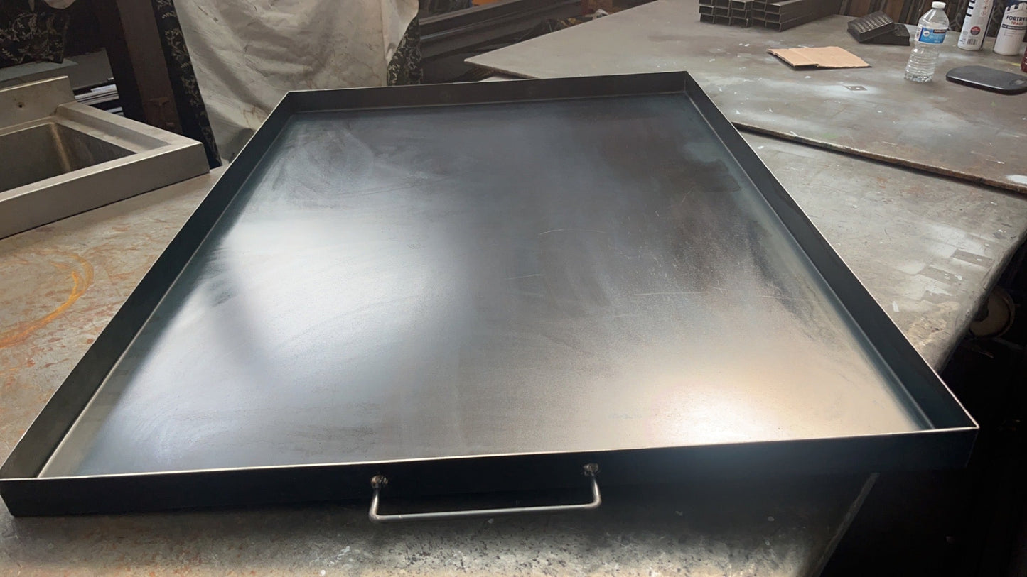 Oil Food Chemical Drip Tray Heavy Duty + Handles-HANDMADE FAST FREE PP