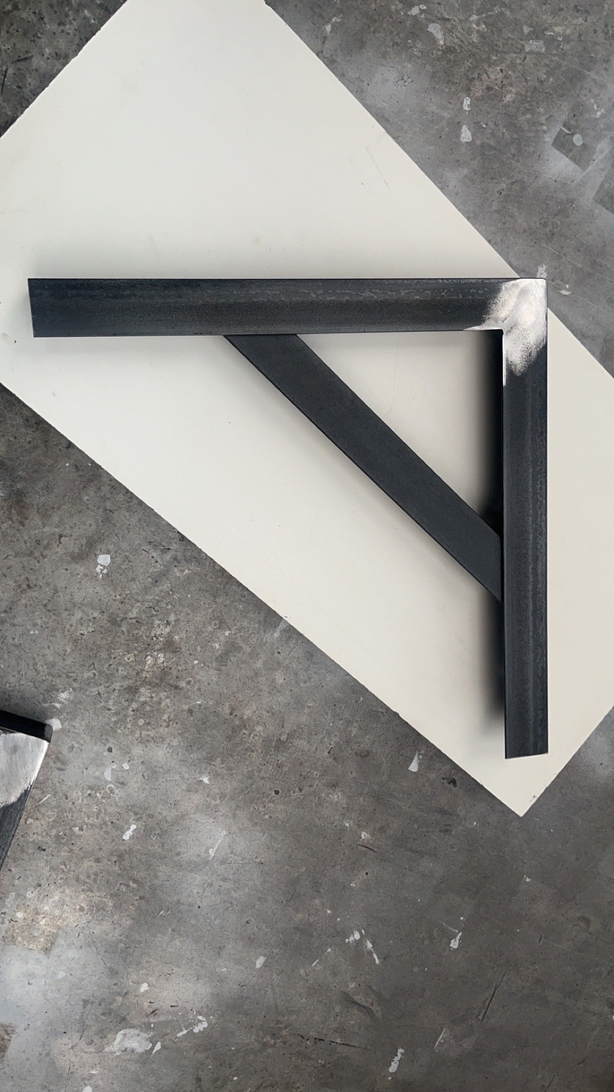 Metal Reinforced Angle Iron Mild Steel Rustic Bracket Heavy Duty UK MADE FREE PP