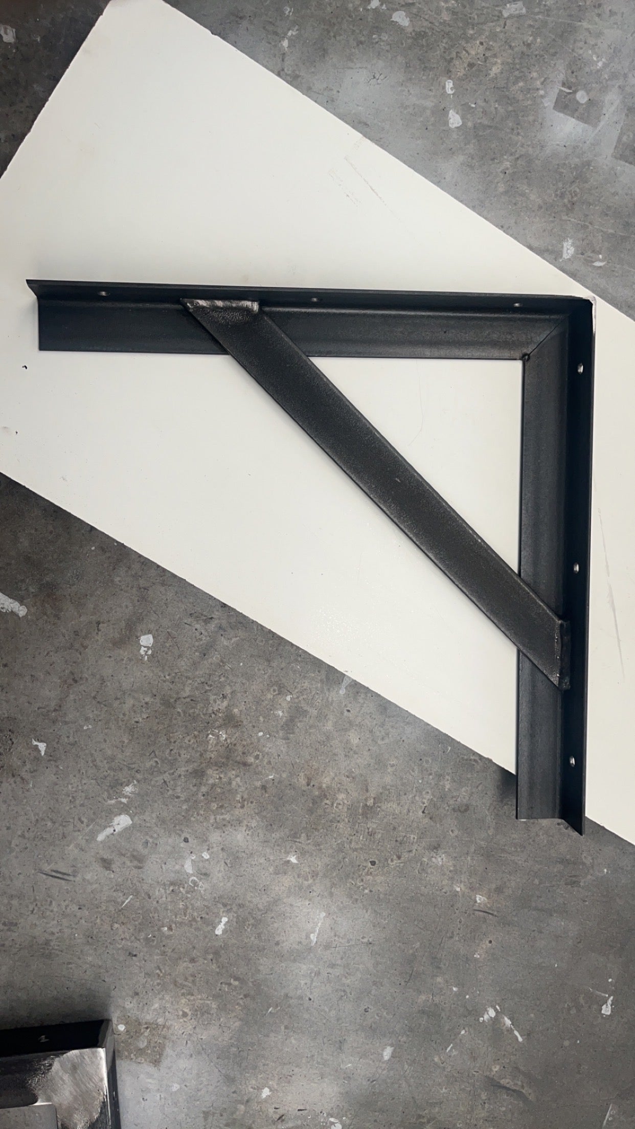 Metal Reinforced Angle Iron Mild Steel Rustic Bracket Heavy Duty UK MADE FREE PP