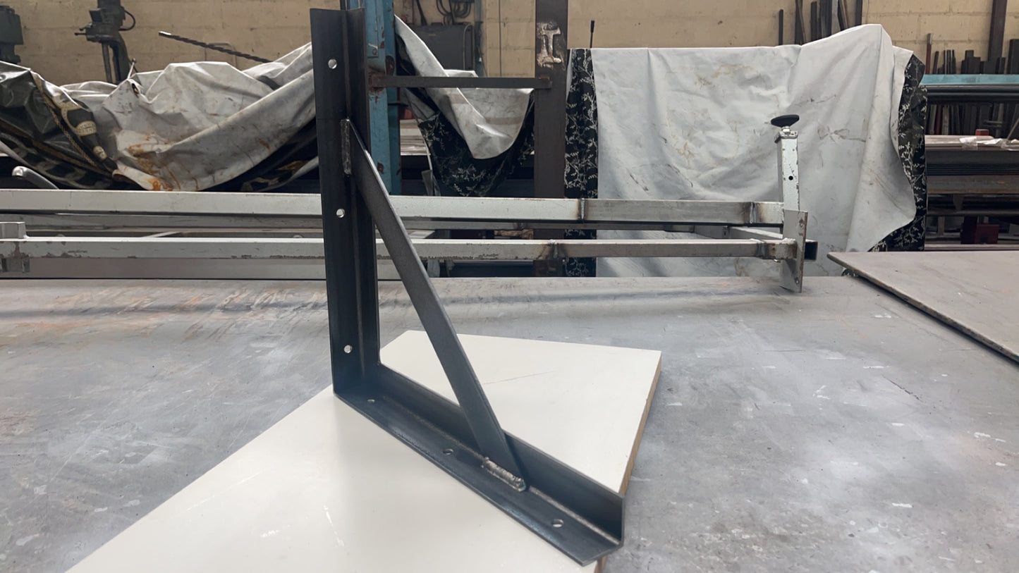 Metal Reinforced Angle Iron Mild Steel Rustic Bracket Heavy Duty UK MADE FREE PP