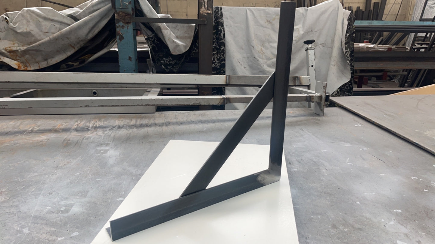 Metal Reinforced Angle Iron Mild Steel Rustic Bracket Heavy Duty UK MADE FREE PP